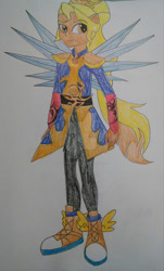 Size: 362x600 | Tagged: safe, artist:inuyasharocks01862, derpibooru import, oc, oc only, equestria girls, crystal guardian, deviantart watermark, male, obtrusive watermark, solo, traditional art, watermark