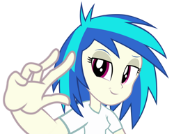 Size: 1024x788 | Tagged: safe, artist:viperbrony454, derpibooru import, dj pon-3, vinyl scratch, equestria girls, female, simple background, solo, transparent background, vector