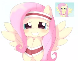 Size: 2048x1602 | Tagged: safe, artist:ginmaruxx, artist:kuzuyukuro, derpibooru import, screencap, fluttershy, pegasus, pony, blushing, cute, flying, looking at you, scene interpretation, screencap reference, shyabetes, simple background, smiling, smiling at you, spread wings, white background, wings