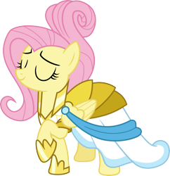 Size: 2905x3000 | Tagged: safe, artist:cloudyglow, derpibooru import, fluttershy, fake it 'til you make it, .ai available, simple background, solo, transparent background, vector
