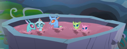 Size: 1386x538 | Tagged: safe, derpibooru import, screencap, axilla, carapace (character), lumbar, ocellus, spiracle, changedling, changeling, nymph, the hearth's warming club, brother and sister, cropped, cute, diaocelles, family, father and child, father and daughter, father and son, female, fruit punch, male, mother and child, mother and daughter, mother and son, ocellus' family, parent and child, siblings, sisters