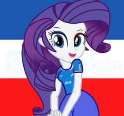 Size: 5500x5160 | Tagged: safe, artist:milkyboo898, derpibooru import, rarity, equestria girls, football, solo, sports