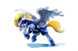 Size: 4000x2600 | Tagged: safe, artist:dormin-dim, derpibooru import, oc, oc only, pegasus, pony, armor, simple background, solo, transparent background