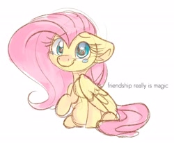 Size: 2320x1910 | Tagged: safe, artist:lbrcloud, derpibooru import, fluttershy, pegasus, pony, simple background, solo, teary eyes, white background