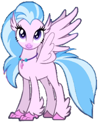 Size: 268x331 | Tagged: safe, derpibooru import, edit, edited screencap, screencap, silverstream, classical hippogriff, hippogriff, pony, uprooted, background removed, cute, diastreamies, female, looking at you, mare, pink skin, png, simple background, solo, spread wings, standing, transparent background, wings