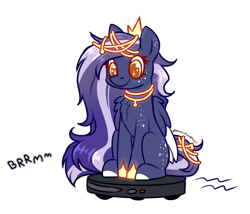 Size: 2100x1795 | Tagged: safe, artist:greenmaneheart, derpibooru import, oc, oc only, pegasus, female, mare, ponies riding roombas, roomba, simple background, solo, transparent background