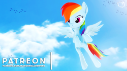 Size: 853x480 | Tagged: safe, artist:marshmallow-pone, derpibooru import, rainbow dash, 3d, source filmmaker