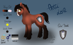 Size: 4000x2500 | Tagged: safe, artist:loopina, derpibooru import, oc, oc only, oc:artic love, earth pony, chest fluff, hoof fluff, hooves, male, scar, short tail, smiling, solo, tail