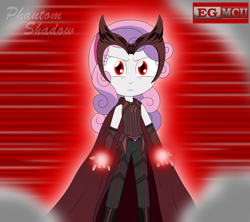 Size: 3600x3200 | Tagged: safe, artist:phantomshadow051, derpibooru import, sweetie belle, equestria girls, crossover, female, marvel, marvel cinematic universe, scarlet witch, solo