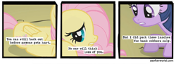 Size: 720x261 | Tagged: safe, edit, edited screencap, screencap, fluttershy, twilight sparkle, unicorn twilight, pegasus, unicorn, dragonshy, a softer world, comic, female, mare, prone, scared, screencap comic