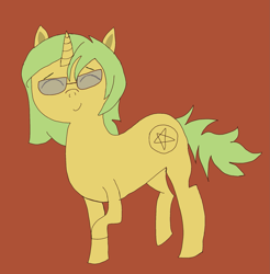 Size: 1901x1933 | Tagged: safe, artist:darkderp, derpibooru import, oc, oc:infernal, unicorn, cute, glasses