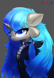 Size: 580x828 | Tagged: safe, artist:fnb, derpibooru import, oc, oc:zero, unicorn, hail, simple background