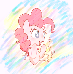 Size: 1642x1671 | Tagged: safe, artist:fipoki, derpibooru import, pinkie pie, earth pony, pony, bust, cute, diapinkes, female, mare, open mouth, smiling, solo