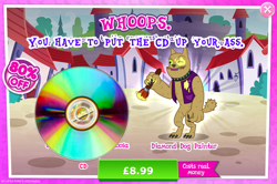 Size: 800x532 | Tagged: safe, derpibooru import, edit, diamond dog, cd, costs real money, gameloft, lego, meme, wow! glimmer