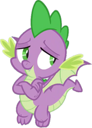 Size: 360x497 | Tagged: safe, artist:pascalmulokozi2, derpibooru import, edit, edited screencap, screencap, spike, dragon, background removed, crossed arms, flying, male, not a vector, simple background, solo, transparent background, winged spike, wings