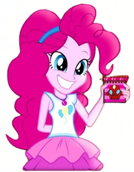 Size: 448x573 | Tagged: safe, artist:caillou300, derpibooru import, pinkie pie, human, equestria girls, blue's clues, female, simple background, solo, transparent background