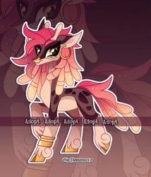 Size: 1369x1600 | Tagged: safe, artist:gkolae, derpibooru import, oc, oc only, pony, cloven hooves, ear piercing, earring, ethereal mane, jewelry, looking at you, piercing, raised hoof, raised leg, starry mane, unshorn fetlocks, zoom layer