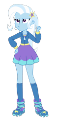 Size: 1800x3864 | Tagged: safe, artist:gmaplay, derpibooru import, trixie, equestria girls, equestria girls series, forgotten friendship, solo, trixie is not amused, unamused