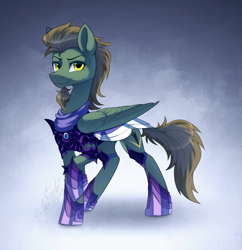 Size: 1252x1296 | Tagged: safe, artist:scarlet-spectrum, derpibooru import, oc, oc only, oc:templar, pegasus, pony, armor, solo