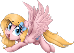 Size: 2026x1454 | Tagged: safe, artist:meotashie, derpibooru import, oc, oc only, oc:topaz, pegasus, pony, female, open mouth, pegasus oc, simple background, solo, transparent background