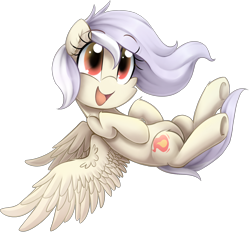 Size: 1980x1835 | Tagged: safe, artist:meotashie, derpibooru import, oc, oc only, oc:lilly flower, pegasus, pony, belly, female, pegasus oc, simple background, solo, transparent background