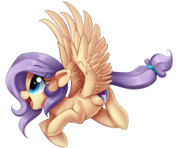 Size: 2000x1680 | Tagged: safe, artist:meotashie, derpibooru import, oc, oc only, oc:stardust, pegasus, pony, flying, open mouth, open smile, pegasus oc, simple background, smiling, solo, transparent background