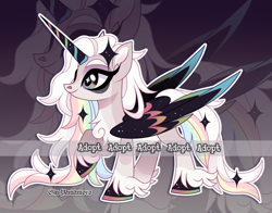 Size: 2929x2301 | Tagged: safe, artist:gkolae, derpibooru import, oc, oc only, alicorn, pony, alicorn oc, chest fluff, horn, smiling, unshorn fetlocks, wings, zoom layer