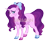 Size: 2395x2021 | Tagged: safe, artist:gigason, derpibooru import, oc, oc only, oc:sugar cookie, pony, unicorn, bow, female, hair bow, heterochromia, hooves, magical lesbian spawn, mare, multicolored hooves, obtrusive watermark, offspring, parent:pinkie pie, parent:sugar belle, parents:sugarpie, simple background, solo, transparent background, watermark