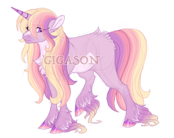 Size: 2900x2300 | Tagged: safe, artist:gigason, derpibooru import, oc, oc only, oc:rosewater, pony, unicorn, chest fluff, female, mare, obtrusive watermark, offspring, parent:twilight sparkle, parent:zephyr breeze, parents:zephyrlight, simple background, solo, transparent background, unshorn fetlocks, watermark