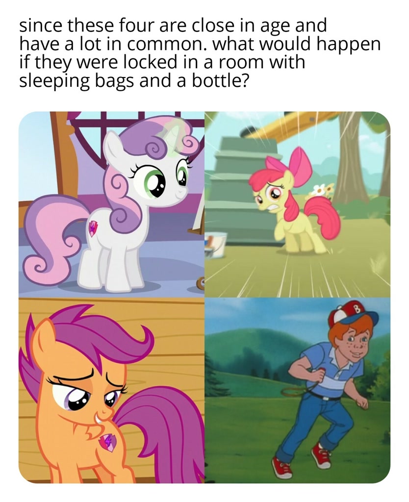 Mlp Scootaloo Solo - 3255197 - safe, screencap, apple bloom, danny williams, scootaloo, sweetie  belle, earth pony, human, pegasus, pony, unicorn, friendship is magic, g1,  g4, my little pony 'n friends, on your marks, the great