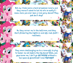 Size: 2048x1781 | Tagged: safe, derpibooru import, pinkie pie, earth pony, pony, dialogue, dialogue box, english, event, female, gameloft, mare, mobile game, my little pony: magic princess, official, solo, solo focus, speech bubble, text