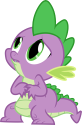 Size: 3000x4564 | Tagged: safe, artist:cloudyglow, derpibooru import, spike, dragon, owl's well that ends well, male, simple background, solo, transparent background, vector