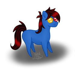 Size: 1085x1078 | Tagged: safe, artist:loopina, derpibooru import, oc, oc only, oc:feather blue, earth pony, chibi, figurine, giveaway, simple background, solo, transparent background