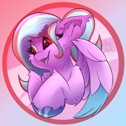 Size: 2500x2500 | Tagged: safe, artist:starcasteclipse, derpibooru import, oc, oc only, oc:star beats, pegasus, pony, bust, cloven hooves, colored hooves, ear fluff, ears, female, fluffy, leg fluff, mare, neck fluff, open mouth, pegasus oc, shading, signature, simple background, sketch, solo, wings