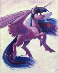 Size: 2883x3579 | Tagged: safe, artist:maxiima, derpibooru import, twilight sparkle, twilight sparkle (alicorn), alicorn, pony, solo, traditional art