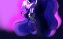 Size: 1024x635 | Tagged: safe, artist:lanternik, derpibooru import, princess luna, alicorn, pony, bust, deviantart watermark, female, mare, obtrusive watermark, solo, watermark