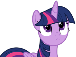 Size: 2991x2250 | Tagged: safe, artist:sketchmcreations, derpibooru import, twilight sparkle, twilight sparkle (alicorn), alicorn, pony, uprooted, female, frown, looking up, mare, simple background, solo, transparent background, vector