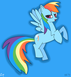 Size: 1300x1400 | Tagged: safe, artist:lucytwostickz, derpibooru import, rainbow dash, pegasus, pony, female, solo