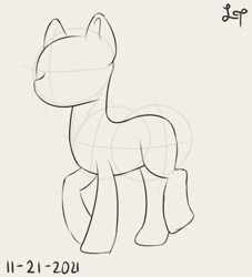 Size: 1000x1100 | Tagged: safe, artist:lucytwostickz, derpibooru import, earth pony, pony, solo