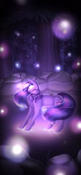 Size: 1125x2426 | Tagged: safe, artist:emilychristman, derpibooru import, twilight sparkle, twilight sparkle (alicorn), alicorn, pony, glowing, glowing eyes, solo