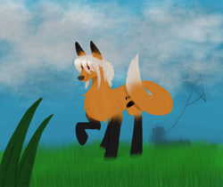 Size: 1280x1074 | Tagged: safe, artist:spectrum205, derpibooru import, oc, oc:foxtrot, earth pony, pony, solo