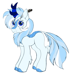 Size: 4686x5000 | Tagged: safe, artist:tatykin, derpibooru import, oc, oc only, oc:code quill, kirin, 2023 community collab, cute, derpibooru community collaboration, feather, kirin oc, kirinbetes, male, simple background, solo, transparent background