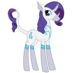 Size: 1200x1200 | Tagged: safe, artist:prixy05, derpibooru import, rarity, abada, abadafied, simple background, solo, species swap, transparent background