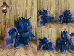 Size: 1594x1200 | Tagged: safe, artist:essorille, derpibooru import, princess luna, pony, irl, photo, plushie, solo