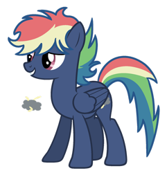 Size: 1280x1329 | Tagged: safe, artist:stack-of-cookies, derpibooru import, oc, oc:prismo dash, pegasus, pony, base used, male, offspring, parent:rainbow dash, parent:soarin', parents:soarindash, pegasus oc, simple background, solo, stallion, transparent background