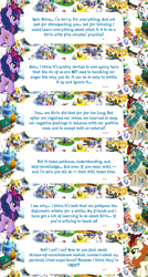 Size: 2048x3809 | Tagged: safe, derpibooru import, autumn blaze, rain shine, twilight sparkle, twilight sparkle (alicorn), alicorn, kirin, cloven hooves, crown, dialogue, dialogue box, english, event, female, gameloft, horn, jewelry, kirin twilight, kirin-ified, official, regalia, species swap, speech bubble, spread wings, text, winged kirin, wings