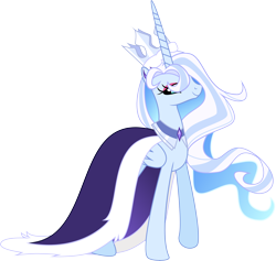 Size: 9504x8995 | Tagged: safe, artist:shootingstarsentry, derpibooru import, oc, oc only, alicorn, pony, absurd resolution, alicorn oc, crown, female, horn, jewelry, long legs, mare, regalia, simple background, solo, tall, transparent background, wings