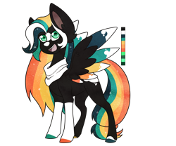 Size: 1200x1000 | Tagged: safe, artist:velnyx, derpibooru import, oc, oc:spectrum, pegasus, pony, female, mare, simple background, slim, solo, thin, transparent background