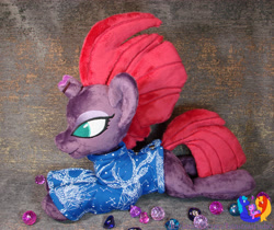 Size: 2747x2304 | Tagged: safe, artist:1stastrastudio, derpibooru import, tempest shadow, pony, clothes, irl, lying down, photo, plushie, prone, solo, sweater