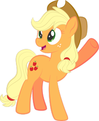 Size: 1920x2343 | Tagged: safe, artist:alexdti, derpibooru import, applejack, earth pony, pony, applejack's hat, clothes, cowboy hat, hat, simple background, solo, transparent background